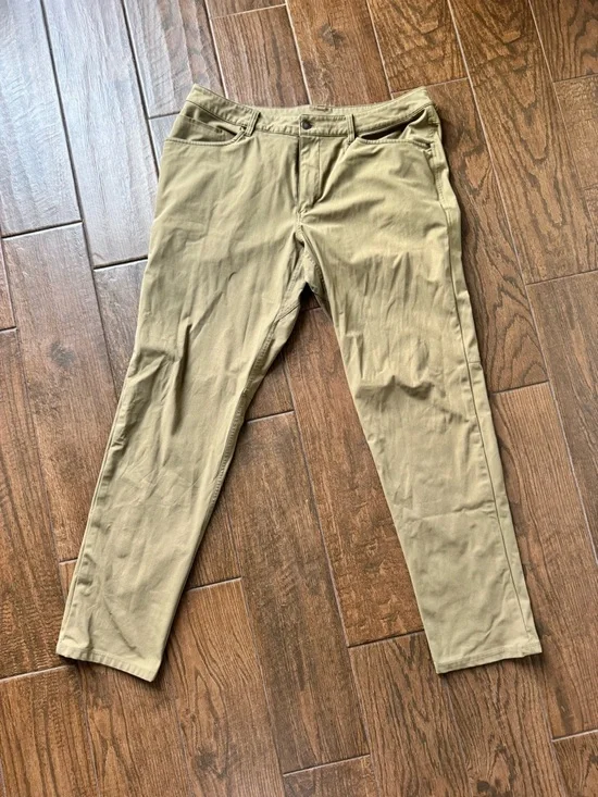 Lululemon Mens ABC Pant Tan Size 36 GUC 33Inseam - Picture 3 of 8